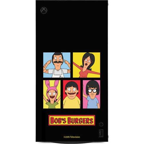 Bobs Burgers Tiles XBox Series X Digital Edition Console Skin